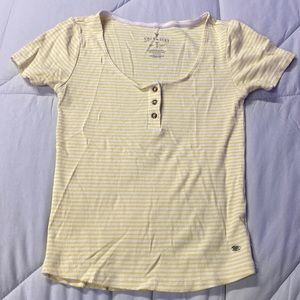 Brand Aeropostale, Size S, Color Yellow and White